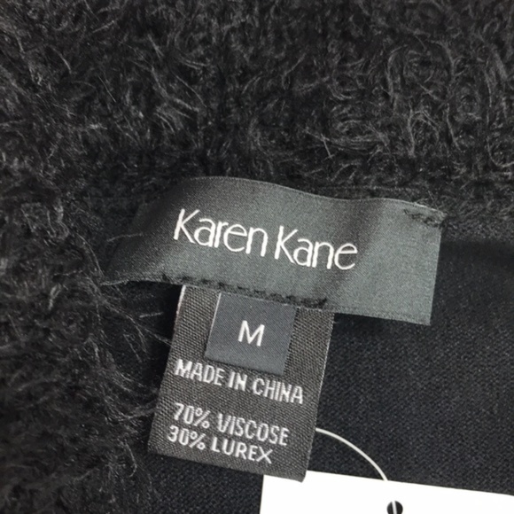 Karen Kane Eyelash-Collar Cocoon Cardigan - Picture 5 of 7